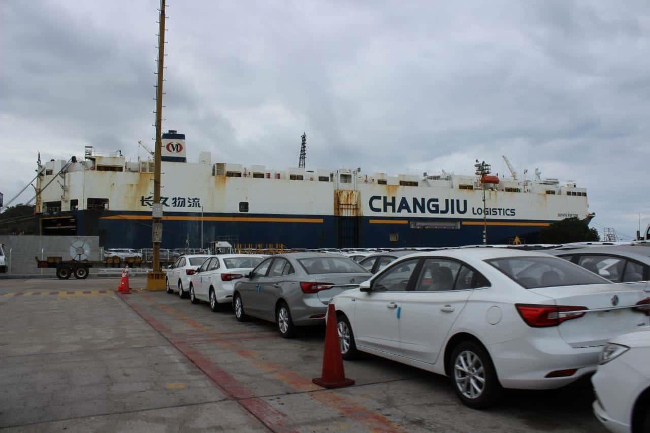 Aumentó la carga portuaria de automóviles en Mazatlán.