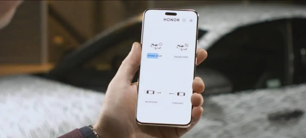 Celular honor controla el vehículo con la mirada