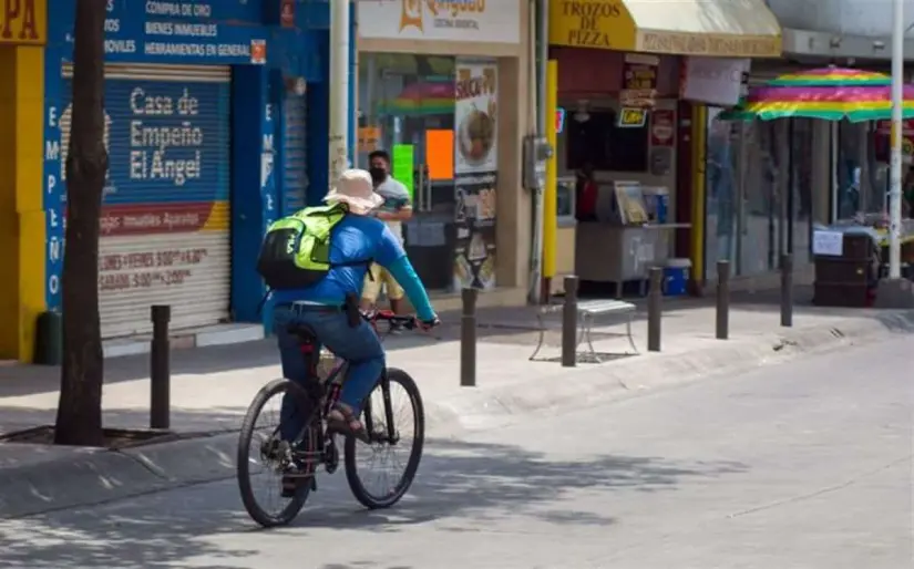 Uso de bicicleta para el trabajo en Culiacán