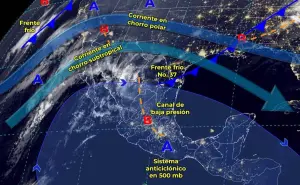 Clima en México hoy 23 de febrero: frente frío 37 y masa de aire frío afectarán el norte del país