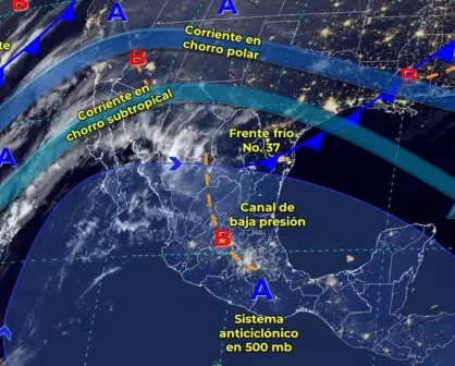 Clima en México hoy 23 de febrero: frente frío 37 y masa de aire frío afectarán el norte del país