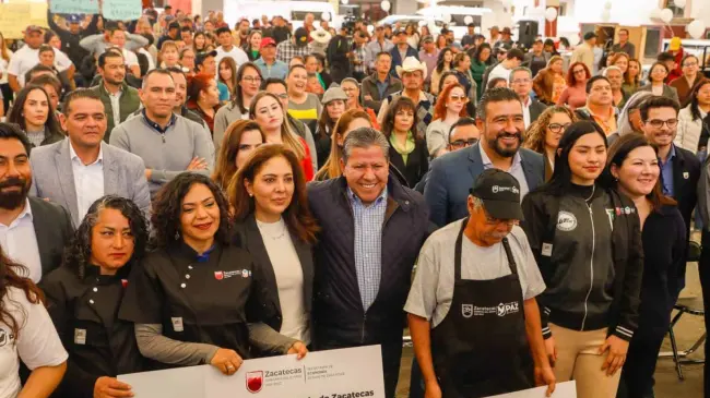 Apoyan con equipo a emprendedores del estado de Zacatecas. Foto: Cortesía