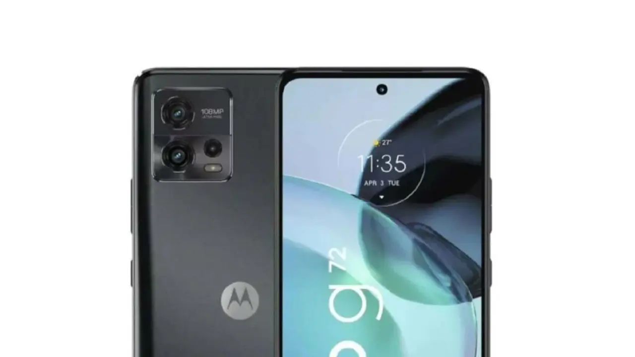 Smartphone Motorola Moto G72 con buen desempeño de pantalla. Foto: Cortesía