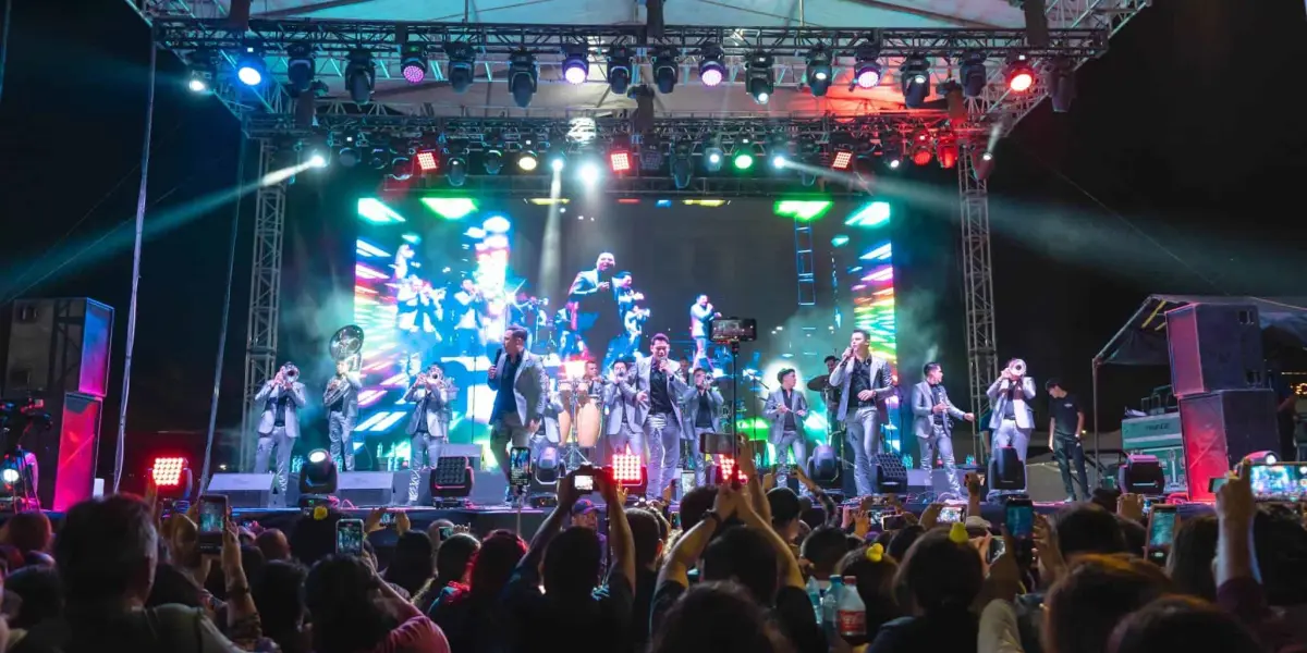 Programa de actividades y artistas de la Feria de la Primavera 2024 en Jerez, Zacatecas. Foto: Cortesía