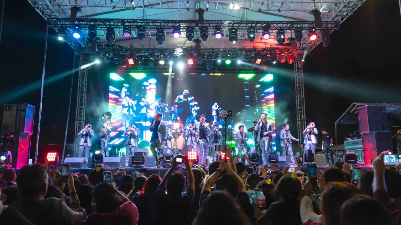 Programa de actividades y artistas de la Feria de la Primavera 2024 en Jerez, Zacatecas. Foto: Cortesía