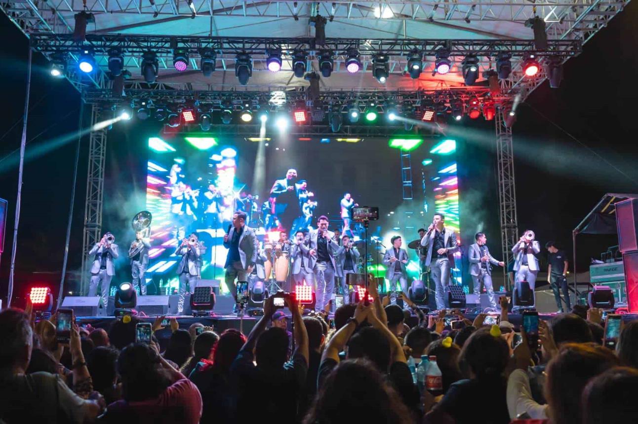 Programa de actividades y artistas de la Feria de la Primavera 2024 en Jerez, Zacatecas. Foto: Cortesía