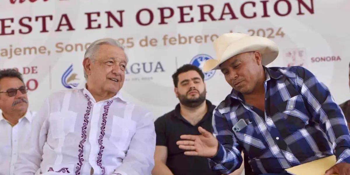 AMLO entrega Acueducto Yaqui.