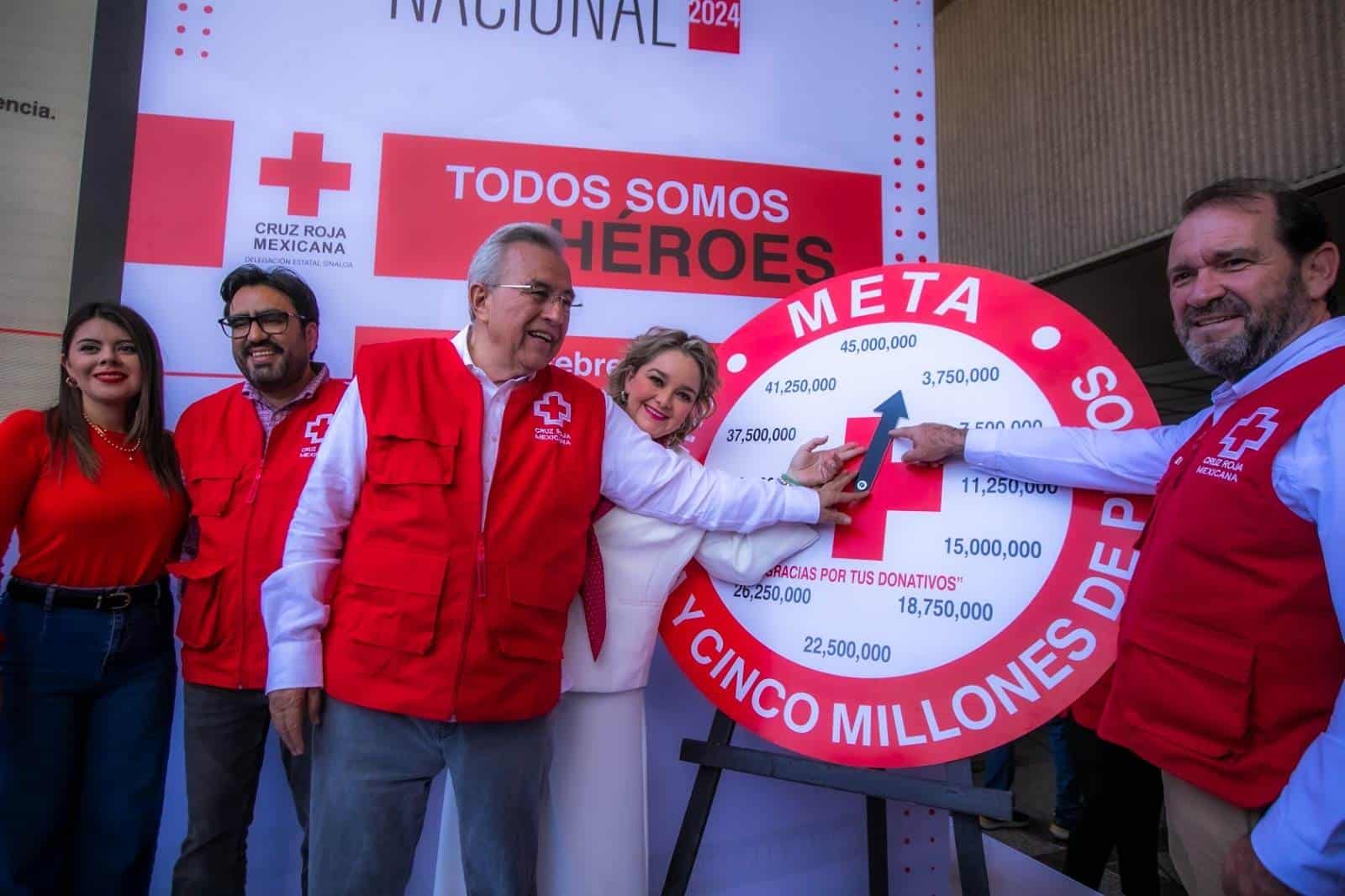 Inicia colecta de Cruz Roja en Sinaloa