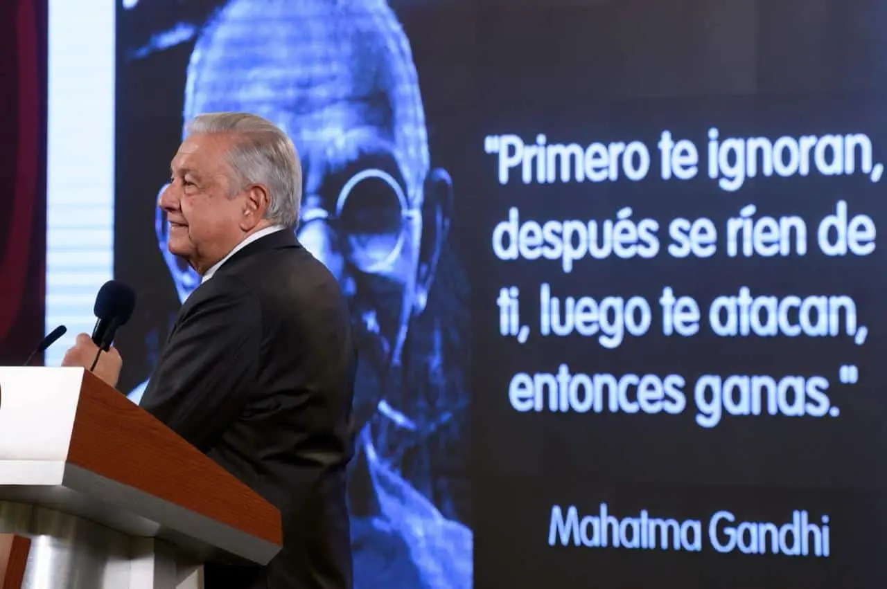 Andrés Manuel López Obrador, presidente de México.