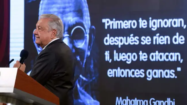 Andrés Manuel López Obrador, presidente de México.
