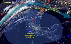 Vaguada polar dejará vientos fuertes en el noroeste: clima en México hoy lunes 26 de febrero de 2024