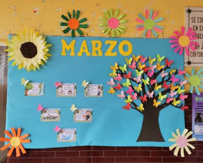 Periódico mural Marzo, ideas para primaria y secundaria
