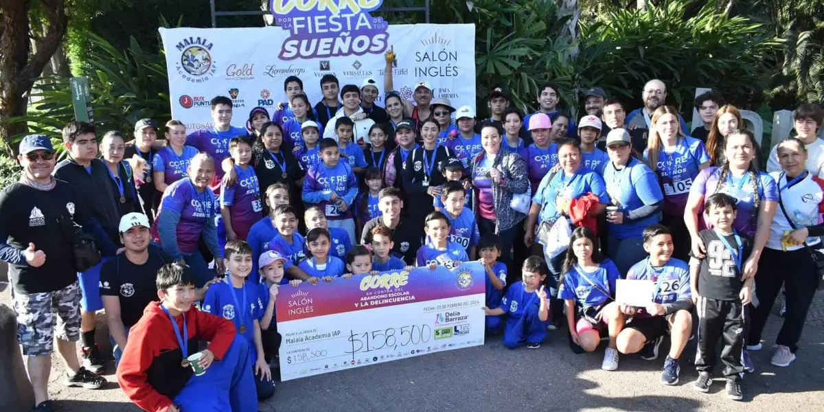 Con gran éxito se realizó la carrera pedestre “Corre Contra el Abandono Escolar y la Delincuencia” en pro de Malala Academia.