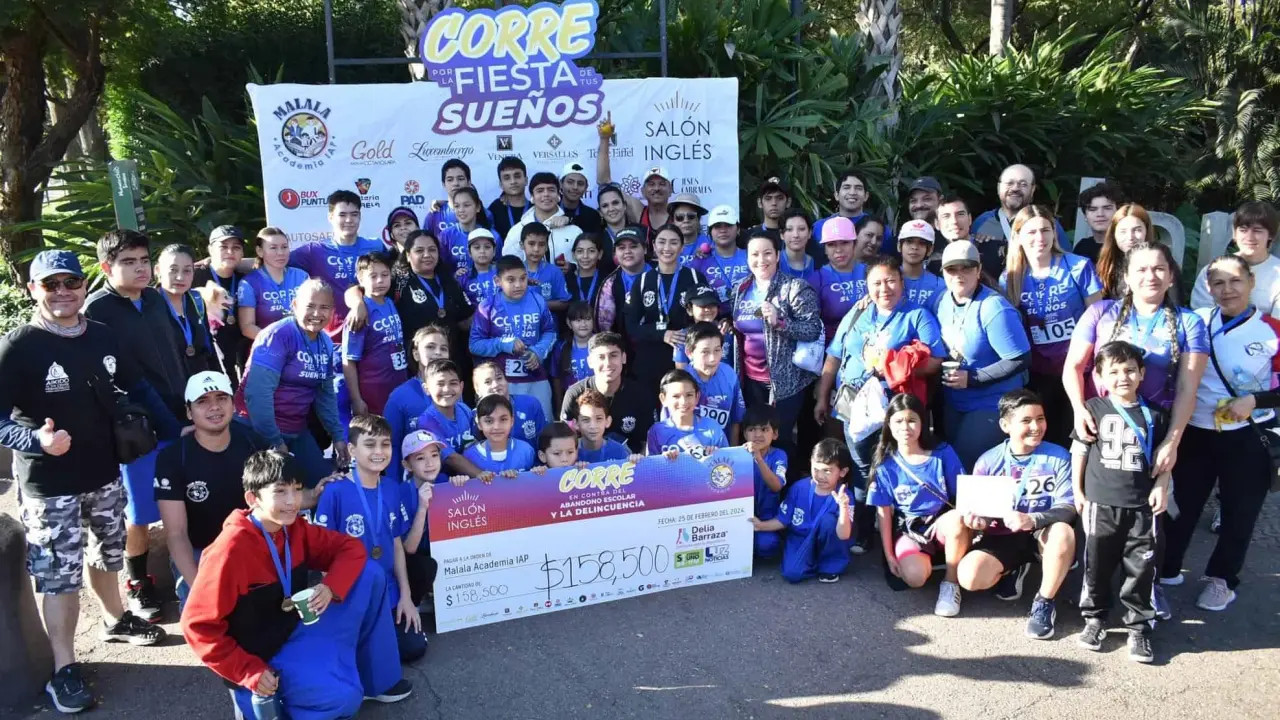 Con gran éxito se realizó la carrera pedestre “Corre Contra el Abandono Escolar y la Delincuencia” en pro de Malala Academia.