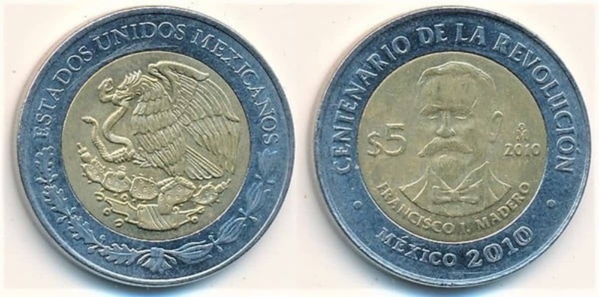 Moneda conmemorativa de Francisco I. Madero se vende en $25 mil pesos