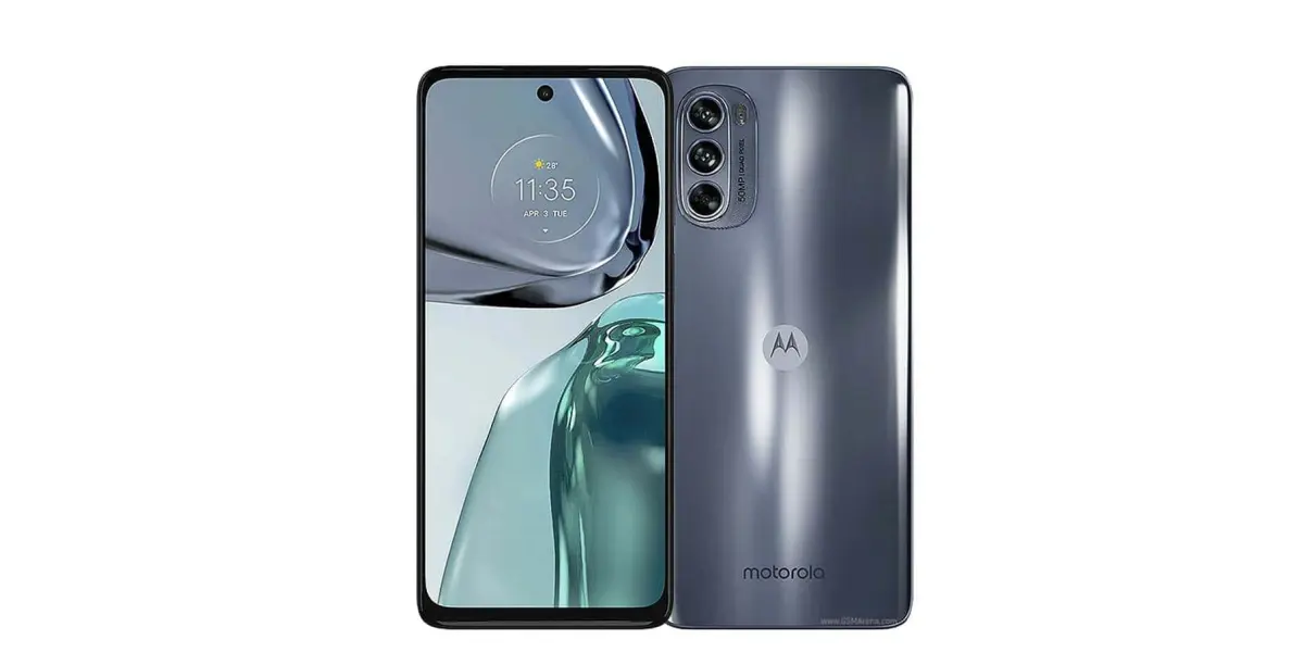 El smartphone Motorola Moto G62 con altavoces estéreo. Foto: Cortesía