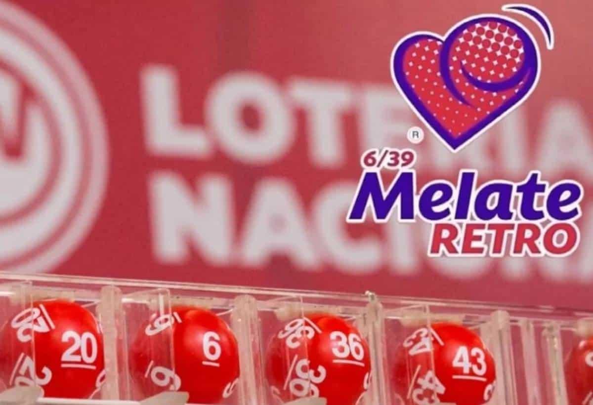 El sorteo Melate Retro se lleva a cabo todos los martes y domingos. Imagen: Lotería Nacional