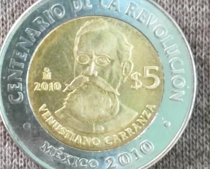 Moneda conmemorativa de Venustiano Carranza se oferta en medio millón de pesos; conoce sus características