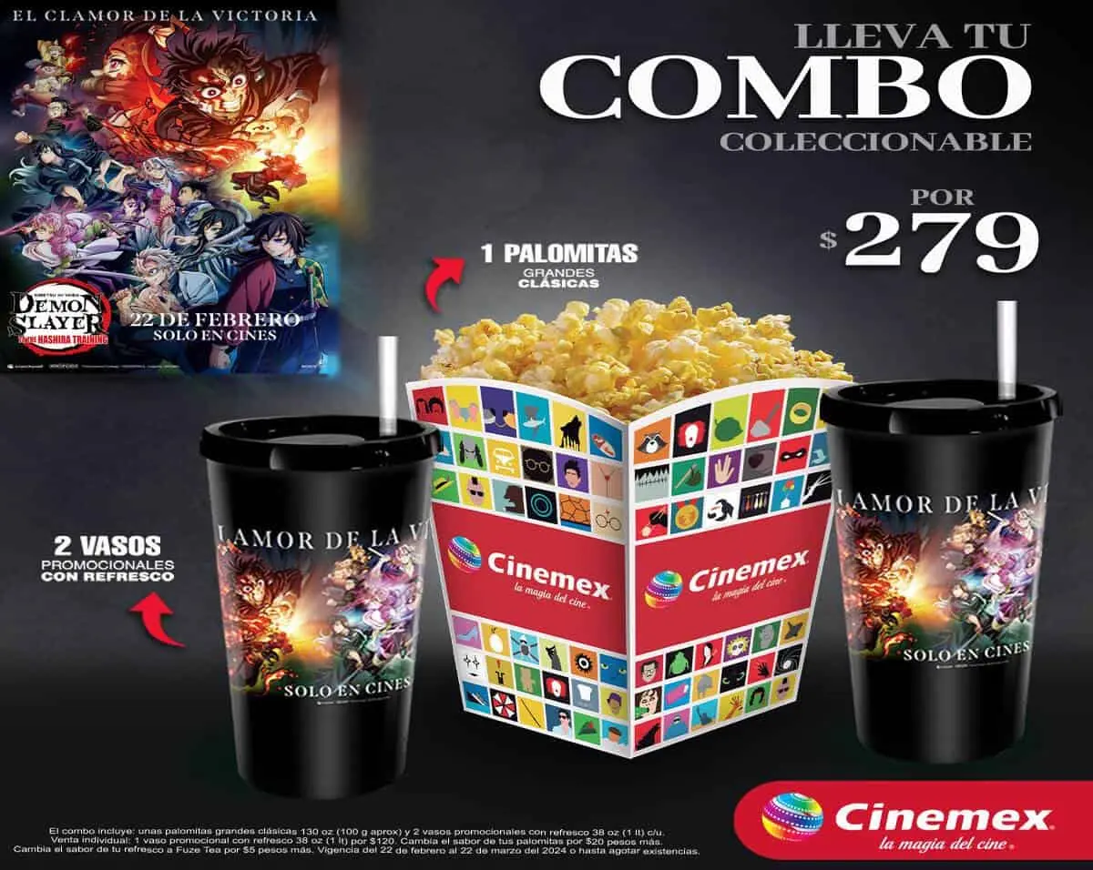 Artículos ya disponibles | Imagen: Cinemex