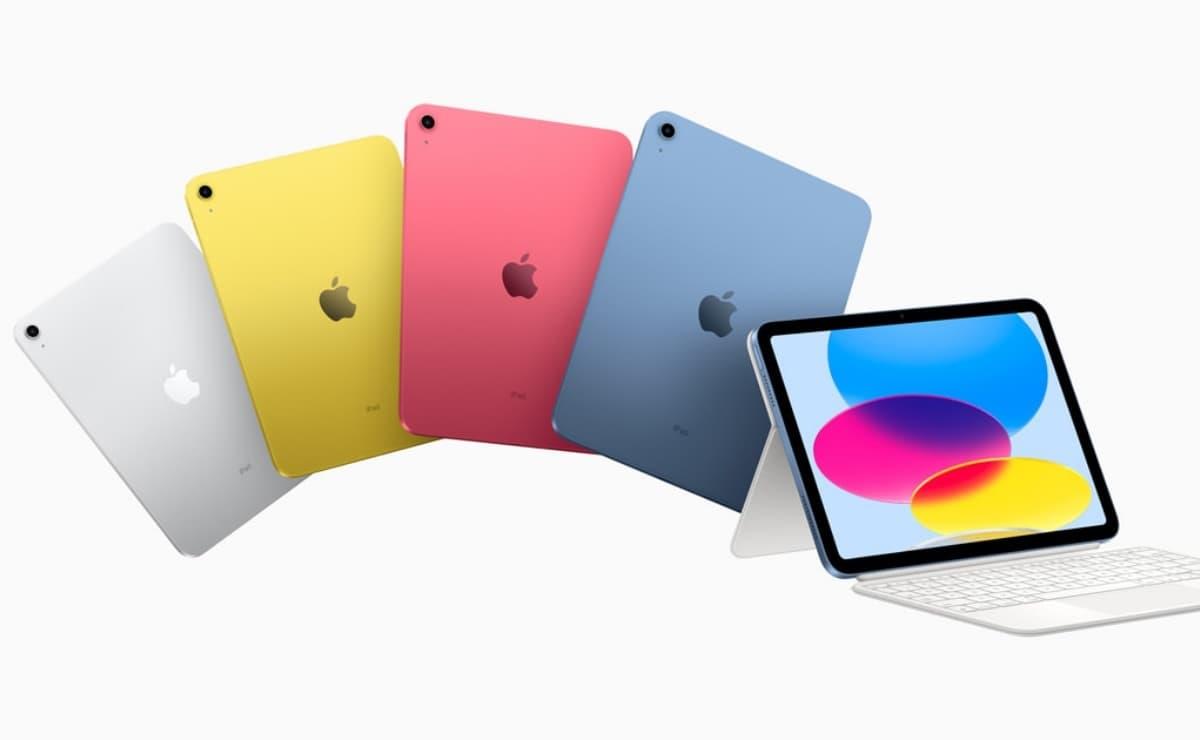 El iPad de décima generación fue lanzado en 2022 y sigue siendo una excelente opción. Foto: Apple