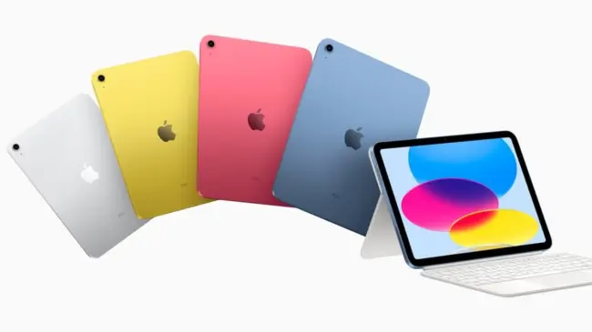 El iPad de décima generación fue lanzado en 2022 y sigue siendo una excelente opción. Foto: Apple