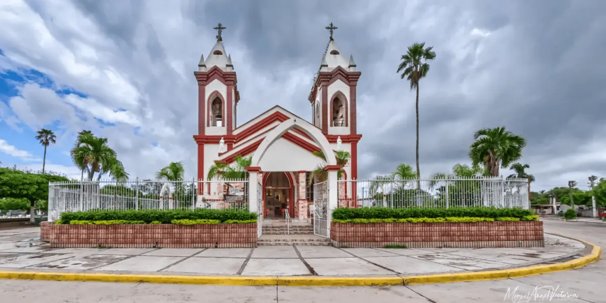 Parroquia de Eldorado, Sinaloa. Imagen: Sinaloa360