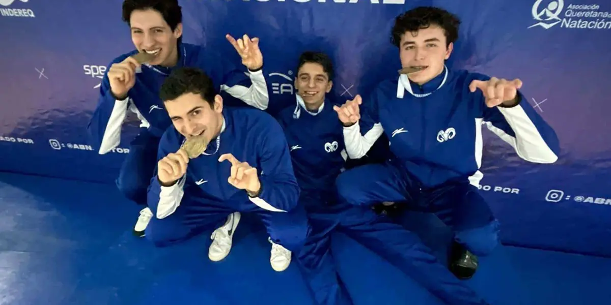 Equipo de natación varonil del Tec de Monterrey. Foto: Revista Conecta Tecnológico de Monterrey