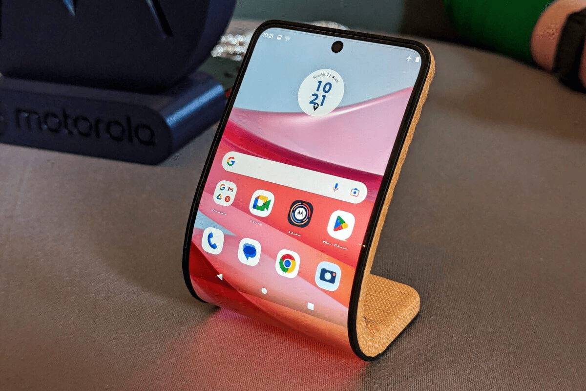 Celular plegable de Motorola