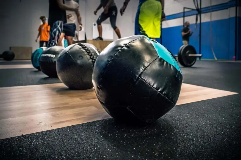 Pelotas crossfit Pelotas para entrenar crossfit. Imagen Pixabay