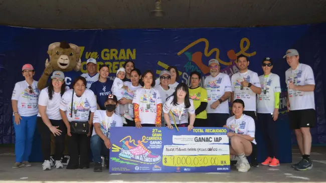 En la carrera GANAC-Tec de Monterrey 2024 se logró recaudar más de 9 millones de pesos.