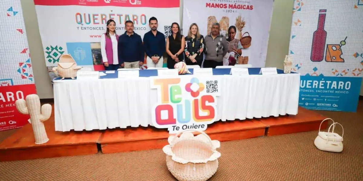 Invitan a la quinta edición del Festival Artesanal Manos Mágicas en Tequisquiapan, Querétaro. Foto: Cortesía