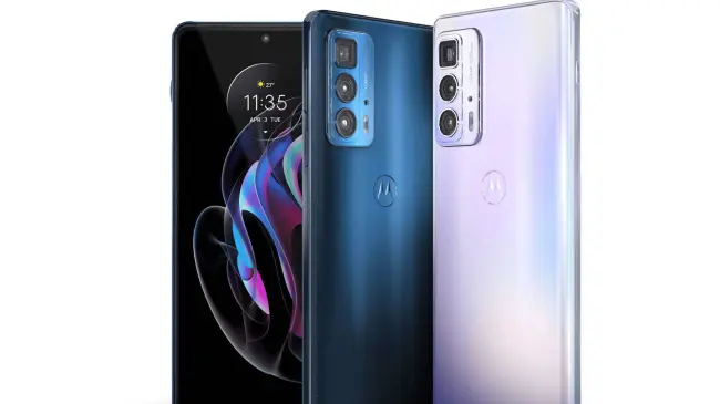 Smartphone Motorola Moto Edge 20 Pro con sonido con tecnología Dolby Atmos. Foto: Cortesía