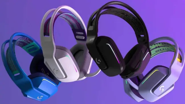 Los Logitech G733 cuentan con micrófono preciso y batería de hasta 29 horas de duración. Foto: Cortesía