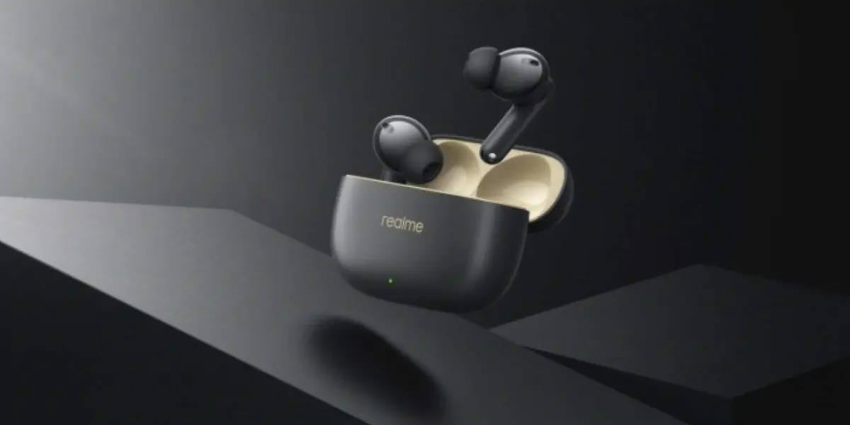 Los auriculares Realme Buds T300 también incluyen 40 horas de reproducción. Foto: Cortesía