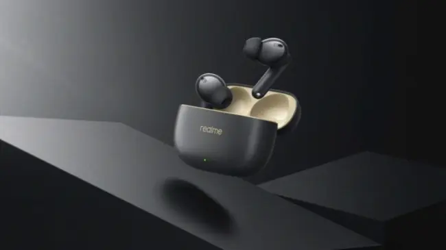 Los auriculares Realme Buds T300 también incluyen 40 horas de reproducción. Foto: Cortesía