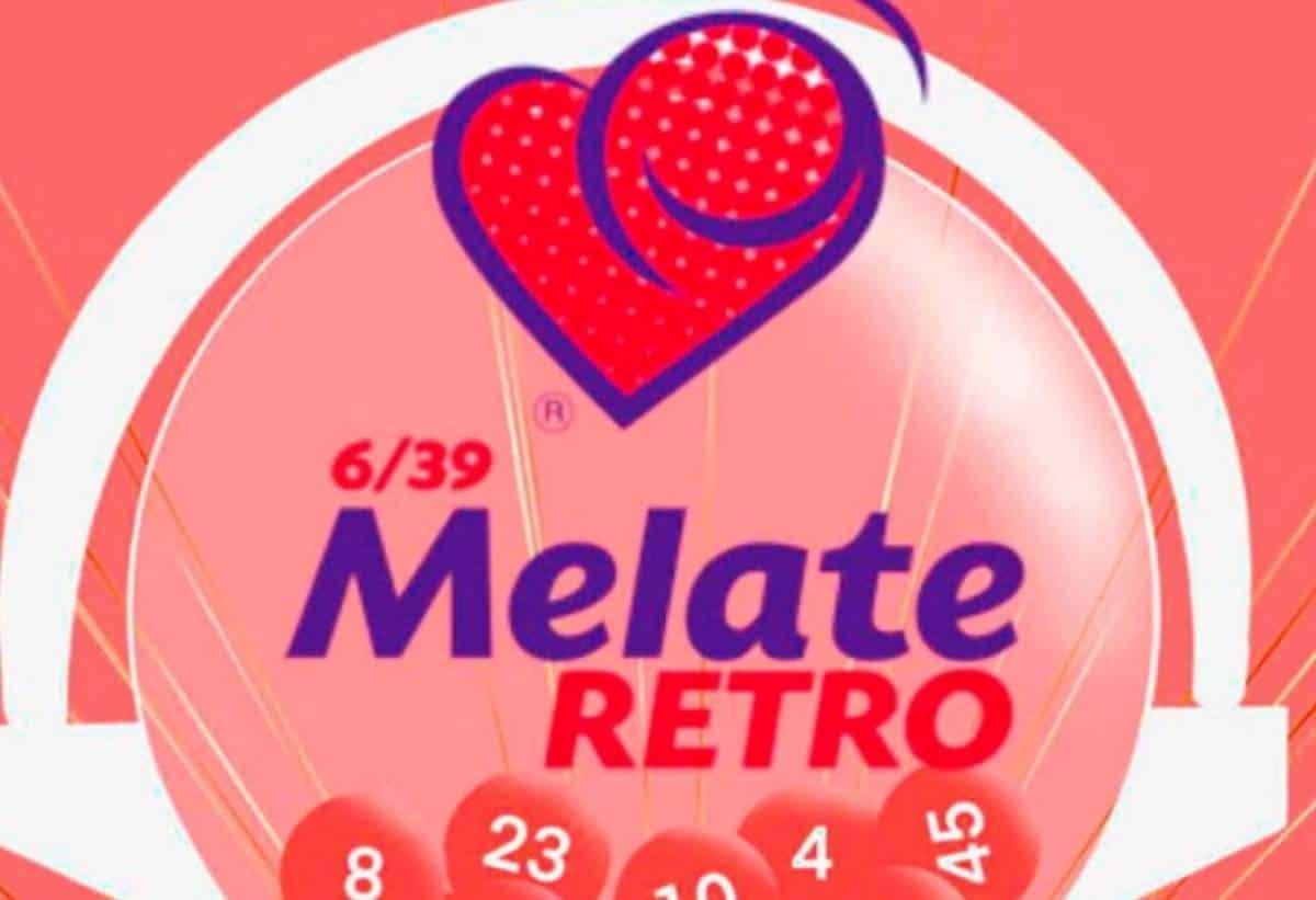 Melate Retro se celebra todos los martes y sábados. Imagen: Lotería Nacional