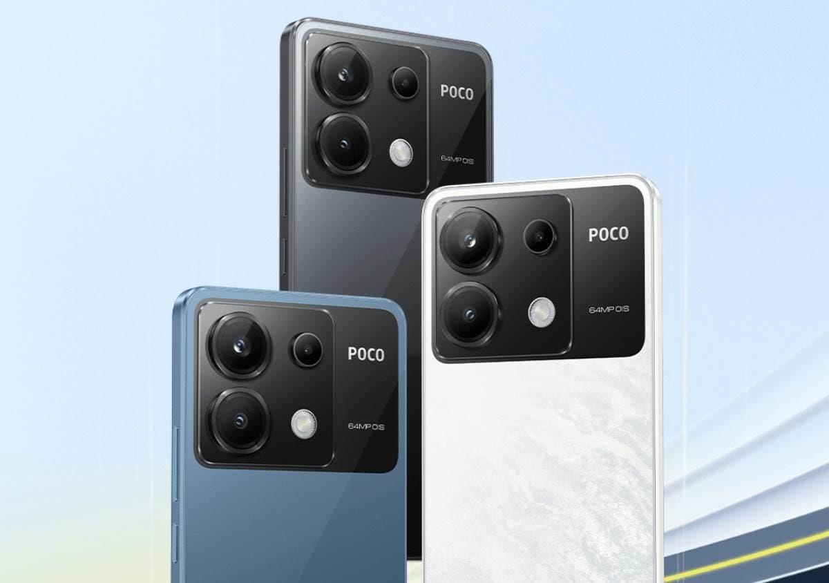 El POCO X6 está disponible en los colores negro, azul y blanco. Foto: Xiaomi