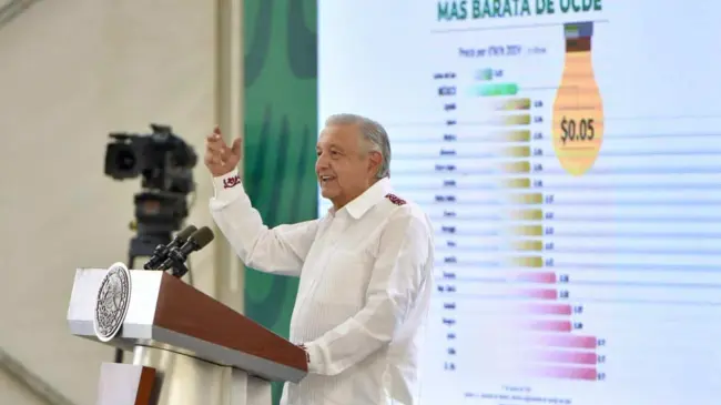 Andrés Manuel López Obrador, presidente de México.