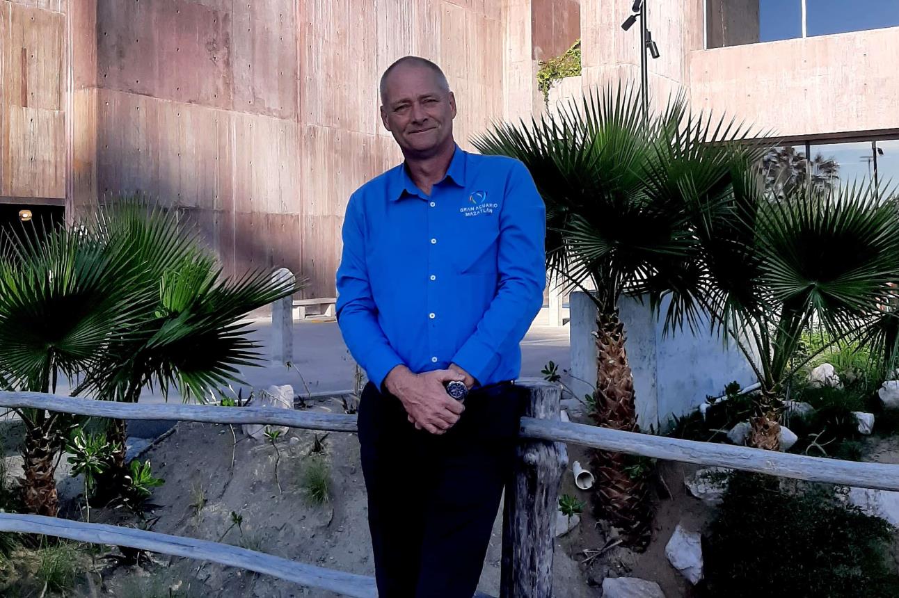 Simon Norris. Director del Gran Acuario Mazatlán.