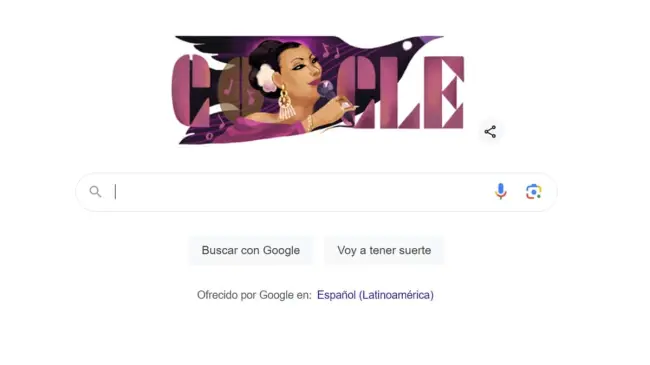 Lola Beltrán cumpliría este 7 de marzo 92 años y Google le rinde homenaje en su doodle.