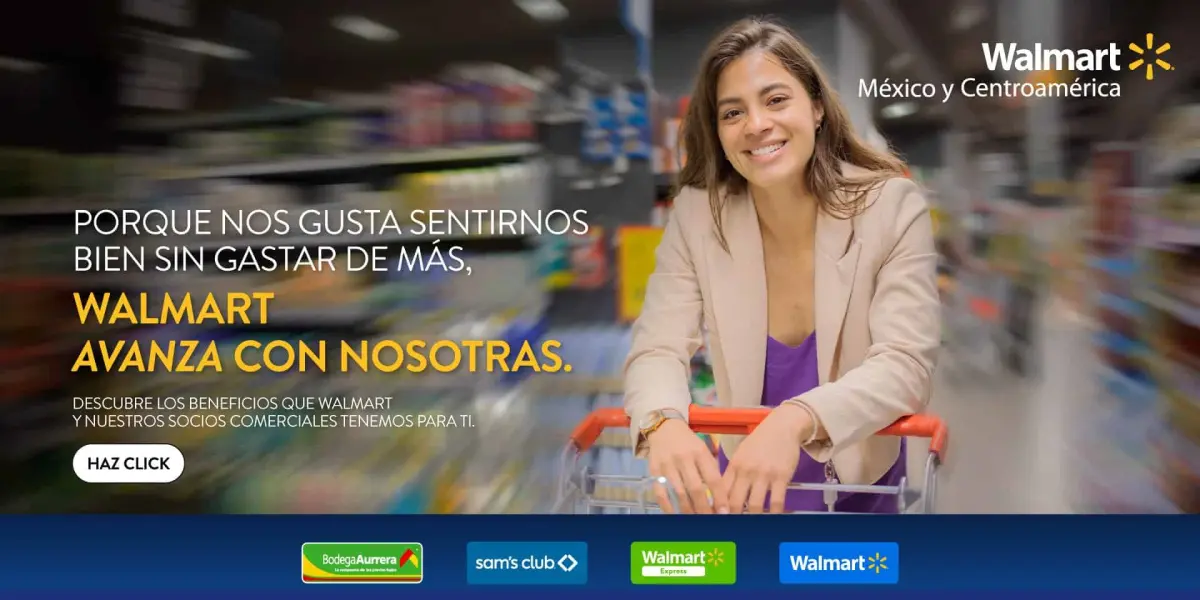 Avanza con nosotras| Imagen: @WalmartMexico