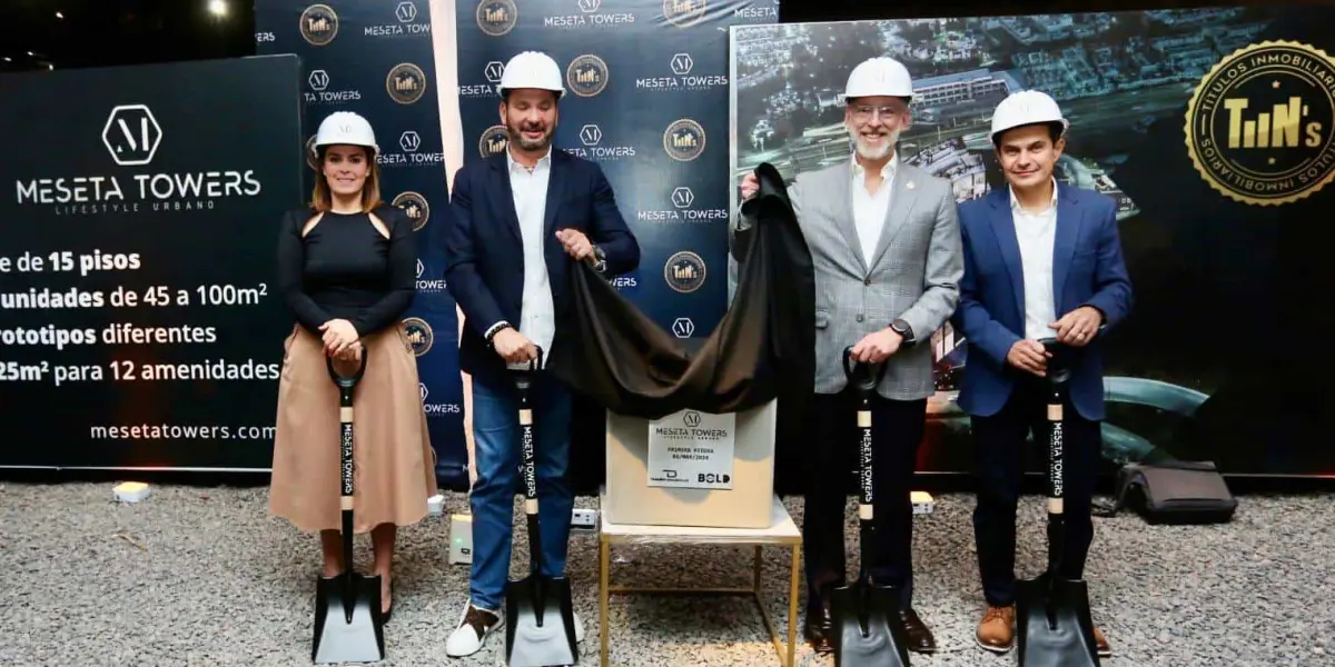 Arranca formalmente la construcción de Meseta Towers en Querétaro. Foto: Cortesía