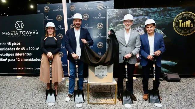 Arranca formalmente la construcción de Meseta Towers en Querétaro. Foto: Cortesía