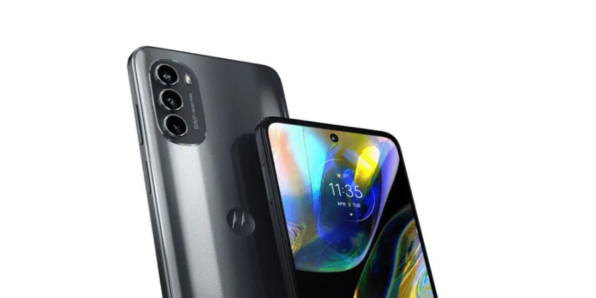 El smartphone Motorola Moto G82 viene equipado con altavoces estéreo. Foto: Cortesía