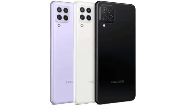 El smartphone Samsung Galaxy A22 incluye memoria RAM de 4 GB. Foto: Cortesía