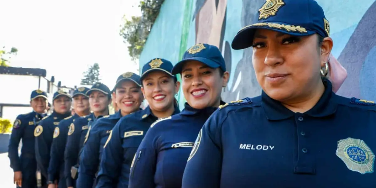 Mujeres policías de la CDMX son reconocidas