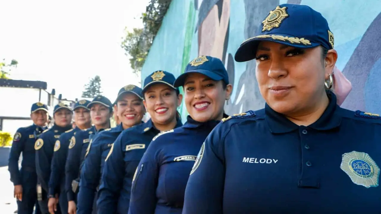 Mujeres policías de la CDMX son reconocidas