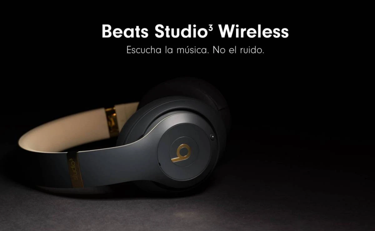 Los audífonos Beats Studio 3 cuentan con cancelación de ruido y calidad de audio de primer nivel. Foto: Cortesía