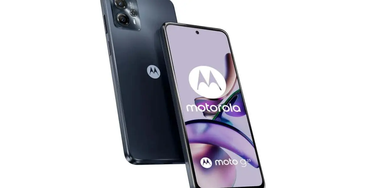 El smartphone Motorola Moto G23 viene con diseño atractivo- Foto: Cortesía