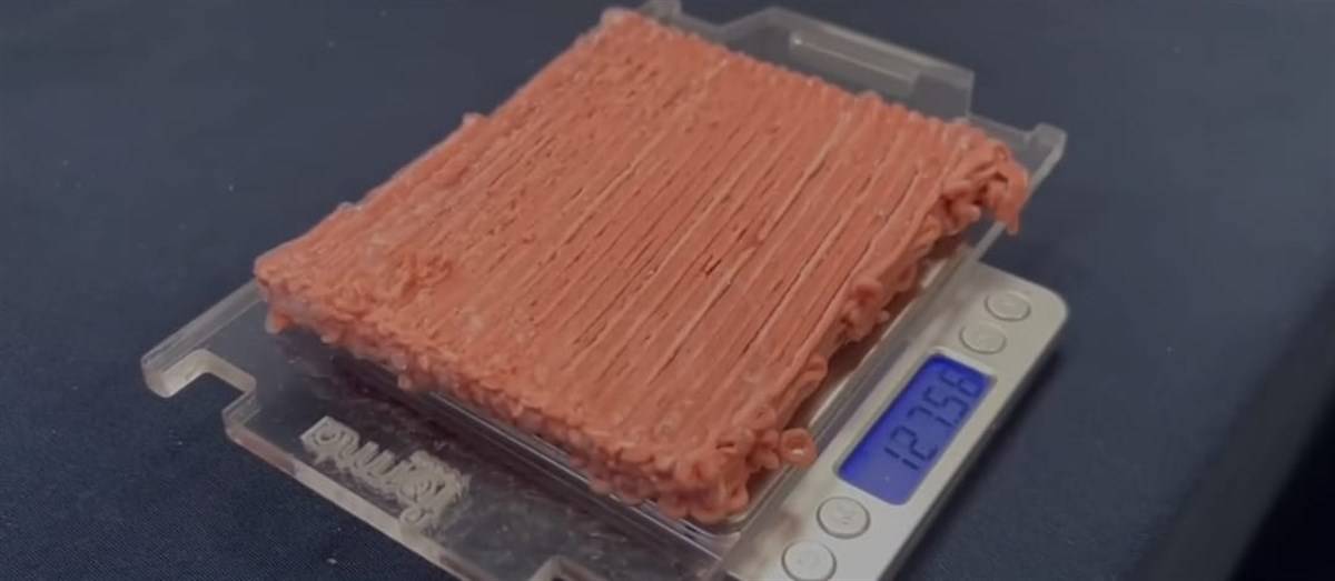 Carne impresa a base de carne | Imagen: Univisión